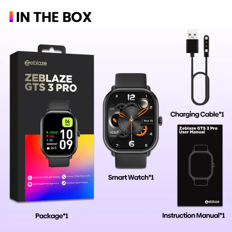 Alternative view of Zeblaze GTS 3 Pro Smart Watch